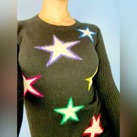 Aqua cashmere sweater - Picture 2 of 5